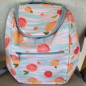 JuneShine Pink and Orange Citrus cooler Backpack